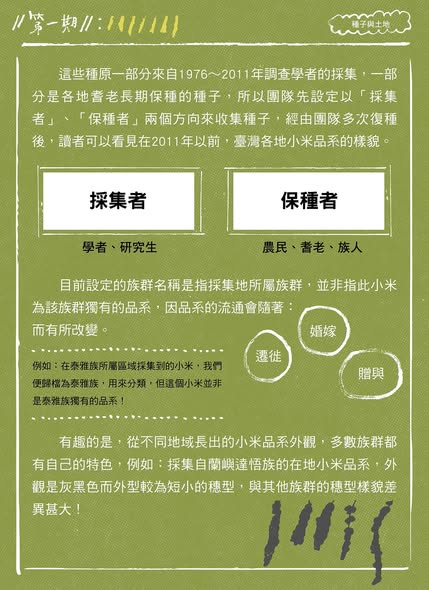 認識臺灣小米：種子與土地的深厚連結